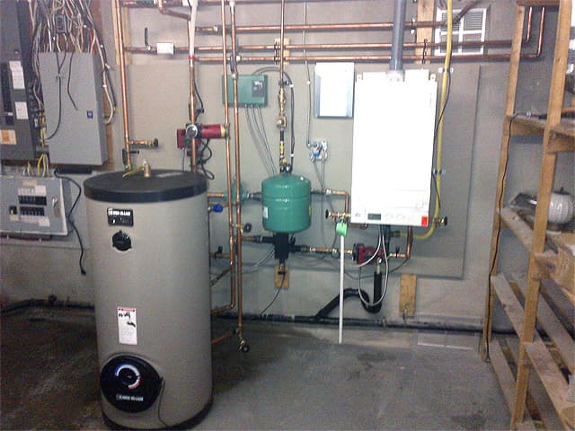 Custom mechanical room layout for a Waterloo Region home.